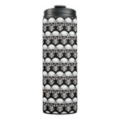 Halloween Skulls Thermosbecher (Vorderseite)