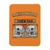 Halloween Skulls - Trick oder Treat Worldof Magnet (Vertikal)