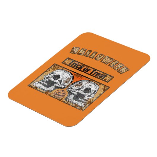 Halloween Skulls - Trick oder Treat Worldof Magnet (Linke Seite)