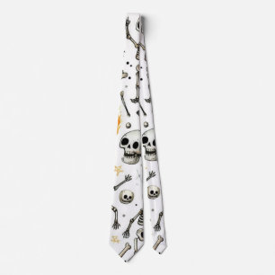 Halloween Skulls und Skelette Krawatte