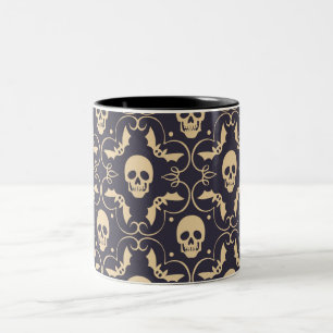 Halloween-Skulptur Zweifarbige Tasse