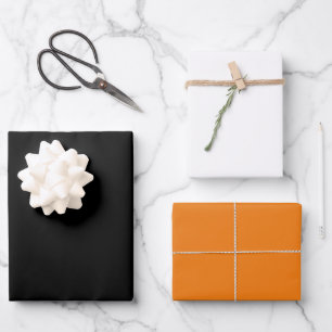 Halloween-Skulpturen Geschenkpapier Set