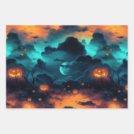 Halloween Sky Geschenkpapier Set