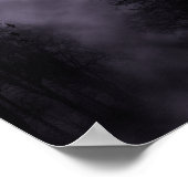 Halloween Sky mit Ravens Lila Mist Poster (Ecke)
