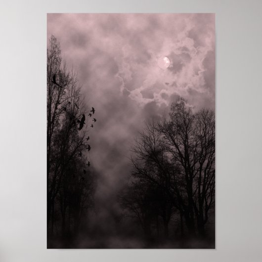 Halloween Sky mit Ravens Red Mist Poster (Vorne)
