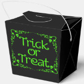 Halloween Slime Green Trick oder Treat Geschenkschachtel (Rückseite)