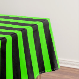 Halloween Slime Green und Black Tischdecke