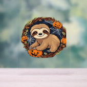 Halloween, Sloth, 31. Oktober, Erntedank Class Acrylschild (Neutral)