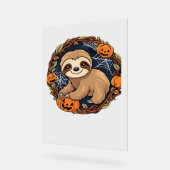 Halloween, Sloth, 31. Oktober, Erntedank Class Acrylschild (Winkel)
