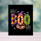 Halloween Sloth Boo Lazy Essential T - Shirt Acrylschild (Neutral)