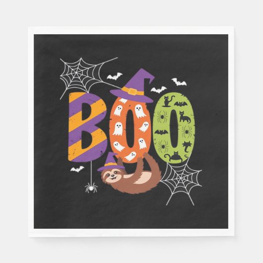 Halloween Sloth Boo Lazy Essential T - Shirt Serviette (Vorderseite)