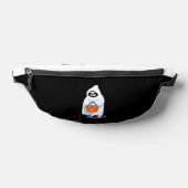 Halloween sloth dressed as ghost going trick or tr bauchtasche (Ablage )