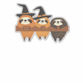 Halloween Sloth Essential T-Shirt Aufkleber (Vorderseite)