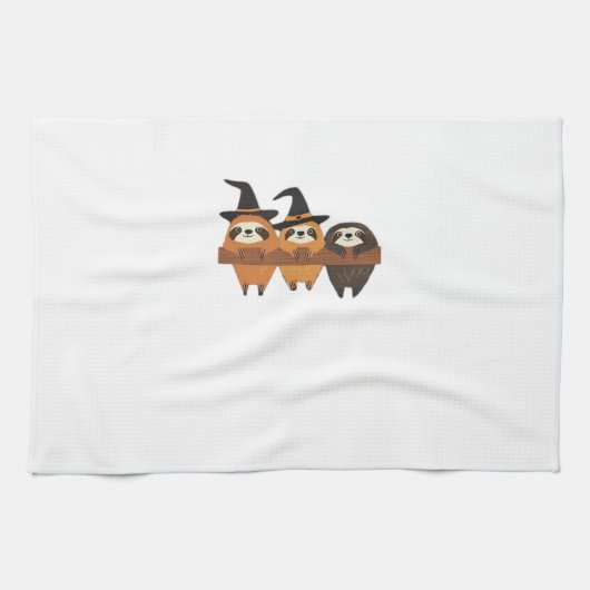 Halloween Sloth Essential T-Shirt Geschirrtuch (Horizontal)