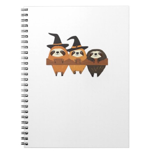 Halloween Sloth Essential T-Shirt Notizblock (Vorderseite)