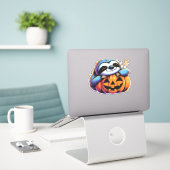 Halloween Sloth Lover Kostüm Essential T - Shirt Aufkleber (Laptop auf Schreibtisch)
