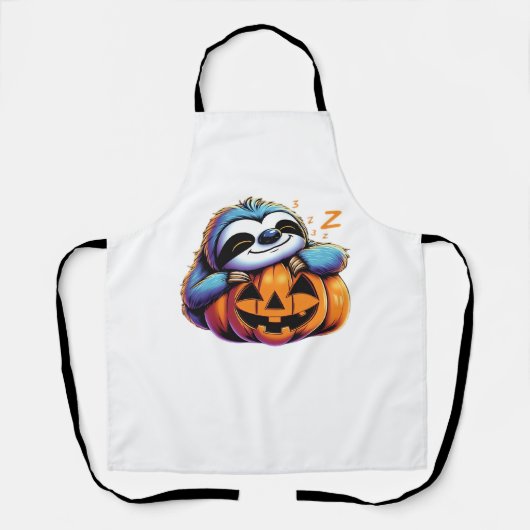 Halloween Sloth Lover Kostüm Essential T - Shirt Schürze (Vorderseite)
