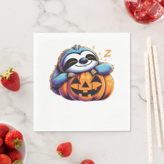 Halloween Sloth Lover Kostüm Essential T - Shirt Serviette (Beispiel)