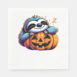 Halloween Sloth Lover Kostüm Essential T - Shirt Serviette
