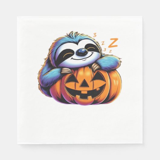 Halloween Sloth Lover Kostüm Essential T - Shirt Serviette (Vorderseite)