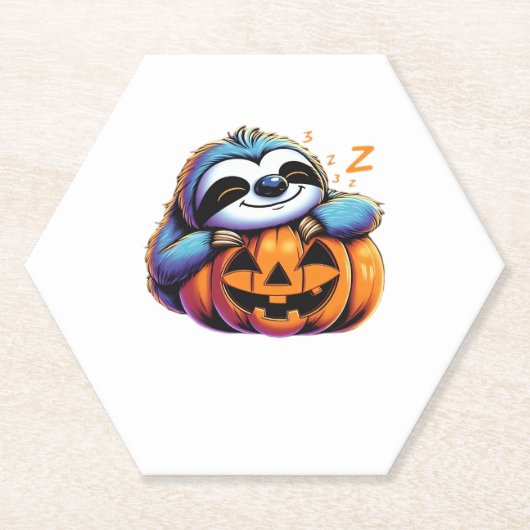 Halloween Sloth Lover Kostüm Essential T - Shirt Untersetzer (Vorderseite)