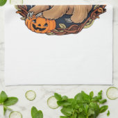 Halloween, Sloth, October 31st, Thanksgiving Class Geschirrtuch (Gefaltet)
