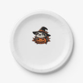 Halloween Sloth Pumpkin Festivity Classic T - Shir Pappteller (Vorderseite)