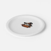 Halloween Sloth Pumpkin Festivity Classic T - Shir Pappteller (Schrägansicht)