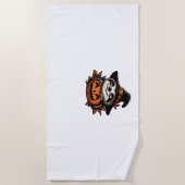 Halloween Sloth Pumpkin Festivity Classic T - Shir Strandtuch (Vorderseite)