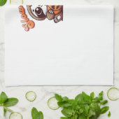 Halloween Sloth Slow and Spooky Cute Sloth Pumpkin Geschirrtuch (Gefaltet)