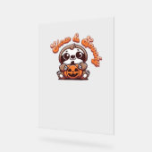Halloween Sloth Slow und Spooky Niedlichen Sloth P Acrylschild (Winkel)
