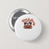 Halloween Sloth Slow und Spooky Niedlichen Sloth P Button (Vorne & Hinten)