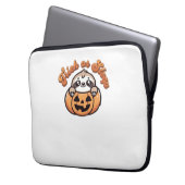 Halloween Sloth Trick oder Sleep Niedlich Sloth Pu Laptopschutzhülle (Vorderseite Links)