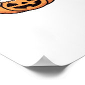 Halloween Sloth Trick oder Sleep Niedlich Sloth Pu Poster (Ecke)