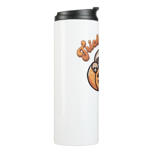 Halloween Sloth Trick oder Sleep Niedlich Sloth Pu Thermosbecher (Nach links gedreht)