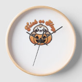 Halloween Sloth Trick oder Sleep Niedlich Sloth Pu Uhr (Vorderseite)