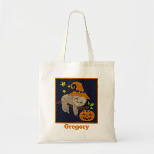 Halloween Sloth Trick oder Treat Pumpkin Pail Tragetasche