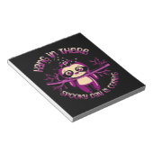 Halloween Sloth (ver.1) Classic T-Shirt Notizblock (angewinkelt)