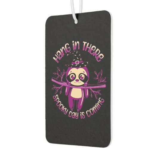 Halloween Sloth (ver.1) Klassischer T - Shirt Autolufterfrischer (Links)