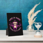 Halloween Sloth (ver.1) Klassischer T - Shirt Fotoplatte (Seite)