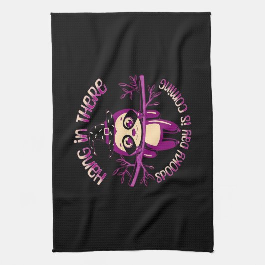 Halloween Sloth (ver.1) Klassischer T - Shirt Geschirrtuch (Vertikal)