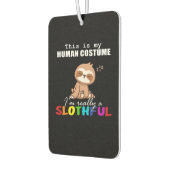 Halloween Slothful Design, das ist mein menschlich Autolufterfrischer (Links)