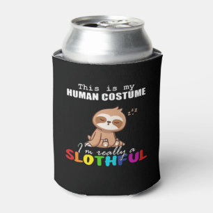 Halloween Slothful Design, das ist mein menschlich Dosenkühler