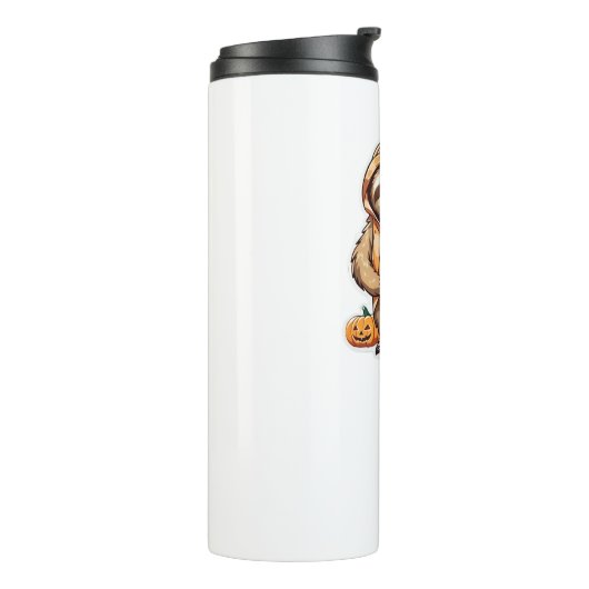 Halloween Slothster Essential T - Shirt Thermosbecher (Nach links gedreht)