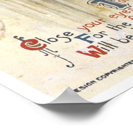 Halloween Slumber Poster (Ecke)