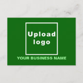 Halloween Small Green Flat Grußkarte Karte (Rückseite)