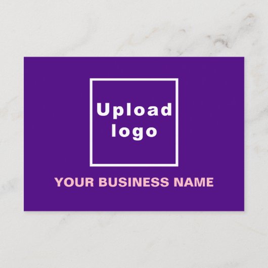 Halloween Small Lila Flat Card (Rückseite)