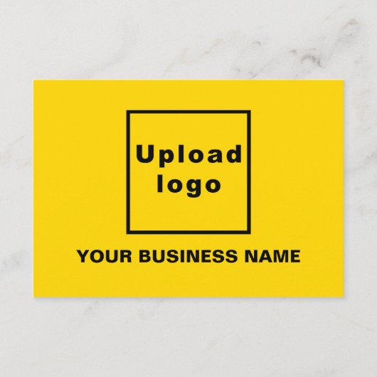 Halloween Small Yellow Flat Card (Rückseite)