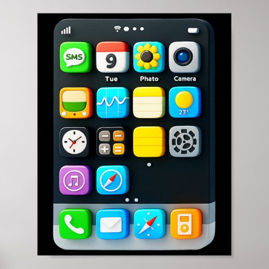 Halloween Smartphone Mobile App Poster (Vorne)