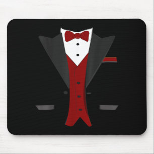 Halloween-Smoking-Kostüm - Lustiger Anzug Hochzeit Mousepad